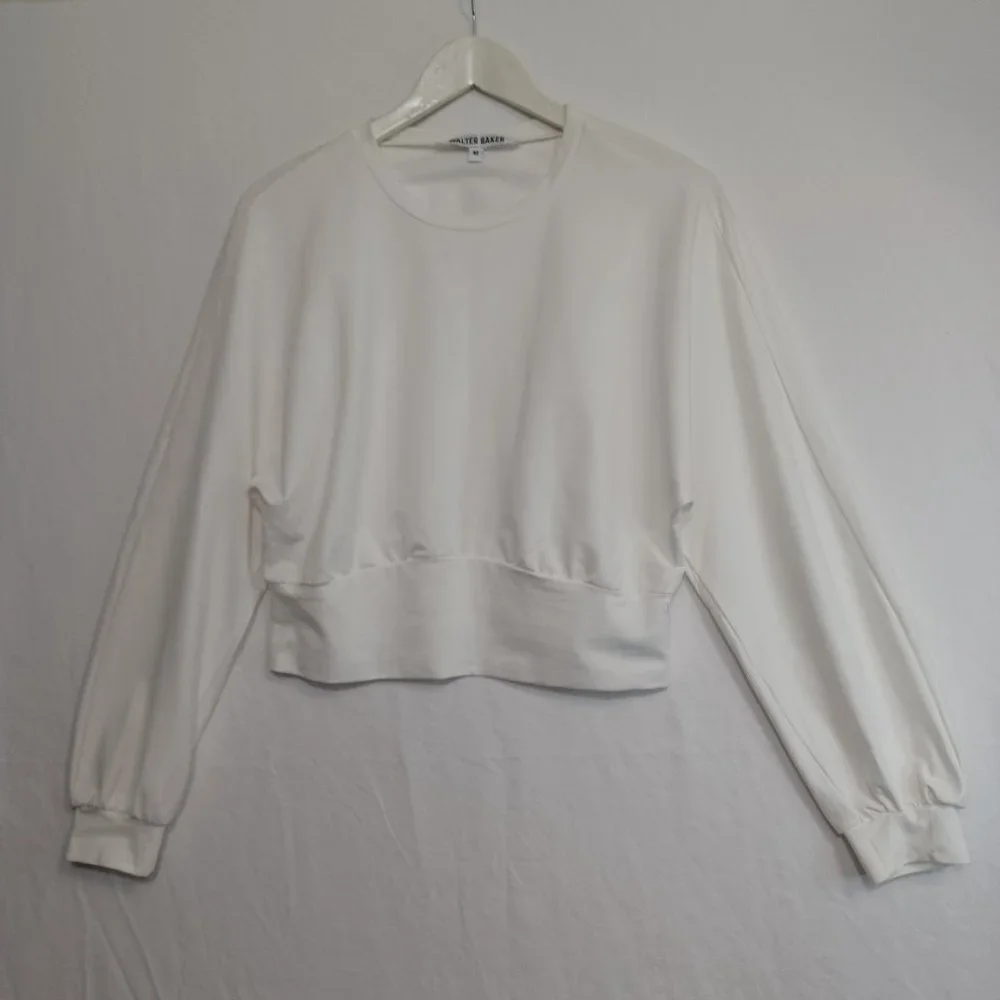 Walter Baker Cropped Top White Stretch - Picture 8 of 8